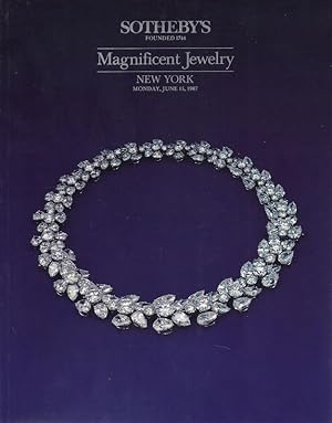 Sotheby's New York Important Jewelery June 15, 1987 SALE 5598.
