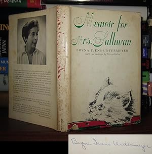 Seller image for MEMOIR FOR MRS. SULLAVAN Signed 1st for sale by Rare Book Cellar