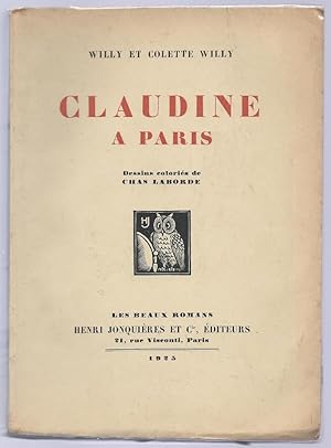 Bild des Verkufers fr Claudine  Paris. Dessins coloris de Chas Laborde. zum Verkauf von Bouquinerie Aurore (SLAM-ILAB)