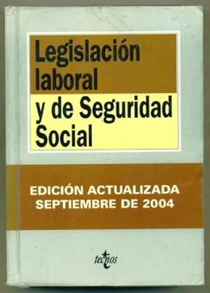 Bild des Verkufers fr LEGISLACION LABORAL Y DE SEGURIDAD SOCIAL zum Verkauf von Ducable Libros
