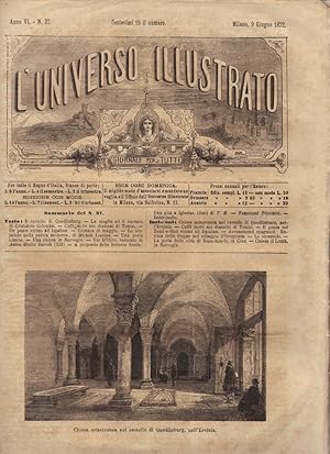 L'Universo Illustrato. Giornale per tutti. Anno VI. N. 37. Milano, 9 giugno 1872