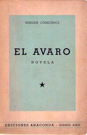 Imagen del vendedor de EL AVARO. Novela a la venta por Buenos Aires Libros