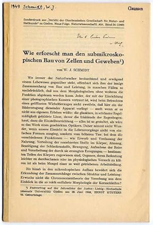 Wie erforscht man den submikroskopischen Bau von Zellen und Geweben?