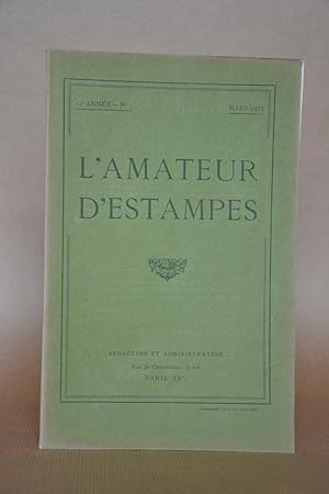 Image du vendeur pour L'amateur D'estampes, 12me Anne, n 2 mis en vente par Librairie Raimbeau