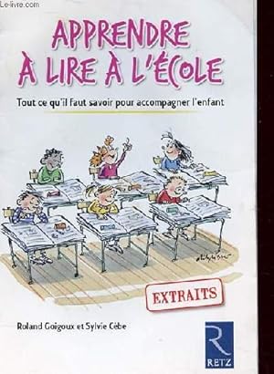 Seller image for APPRENDRE A LIRE A L'ECOLE for sale by Le-Livre