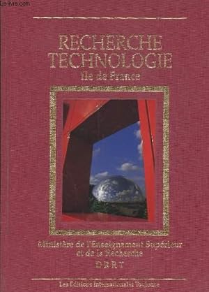 Seller image for RECHERCHE TECHNOLOGIE ILE DE FRANCE for sale by Le-Livre