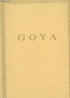 Seller image for GOYA TOME 1 for sale by Le-Livre