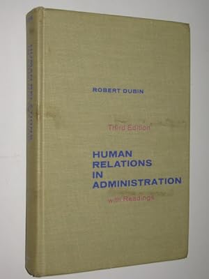 Seller image for Human Relations In Administration : With Readings for sale by Manyhills Books