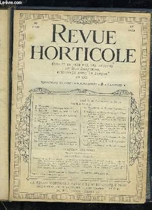 Bild des Verkufers fr LA REVUE HORTICOLE 1928 N 12 - H. Martinet. ,F.Lesourd. { Chronique horticole.G.Bellair.   Faits et impressions : Deux fleurs rivales.G.Gibault.   La rcolte des Myrtillesen Alsace.F. Lesourd.   M. Pernet-Ducher.H.Decault.   Le Congrs de la Fdration zum Verkauf von Le-Livre