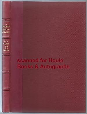 Bild des Verkufers fr A Bronte Bibliography zum Verkauf von Houle Rare Books/Autographs/ABAA/PADA