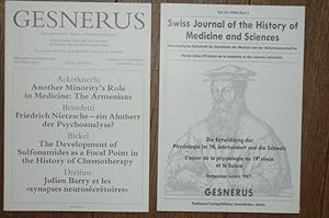 Gesnerus Swiss Journal of the History of Medicine and Sciences. Schweizerische Zeitschrift für Ge...