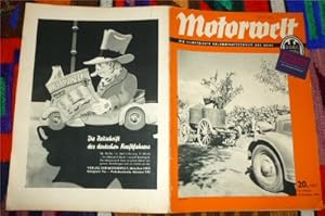 Motorwelt, Die Illustrierte Halbmonatsschrift Des DDAC. 20. Heft, 16. Oktober 1936, 33. Jahrgang