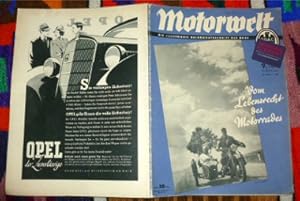 Motorwelt, Die Illustrierte Halbmonatsschrift Des DDAC. Heft 9, 1936, Mitte Mai, 33. Jahrgang