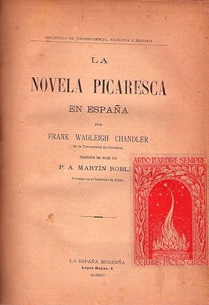 LA NOVELA PICARESCA EN ESPAÑA. Traducción del inglés por Martín Robl