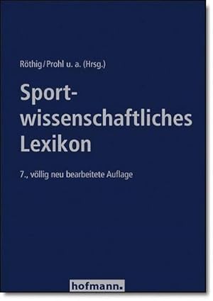 Bild des Verkufers fr Sportwissenschaftliches Lexikon zum Verkauf von AHA-BUCH GmbH