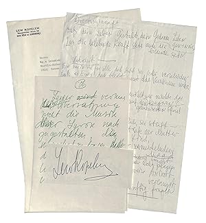 Bild des Verkufers fr 2 eigenh. Mannuskripte. zum Verkauf von Eberhard Kstler Autographen&Bcher oHG