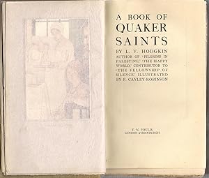 Imagen del vendedor de A Book of Quaker Saints a la venta por Michael Moons Bookshop, PBFA