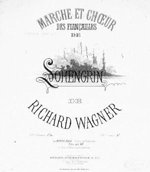 Marche et choeur des fiançailles de Lohengrin de Richard Wagner. No. 2 à 4 mains