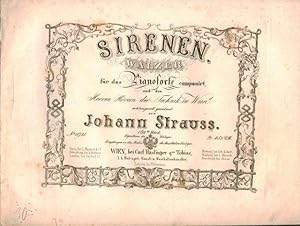 [Op. 164] Sirenen. Walzer für das Pianoforte. 164tes Werk