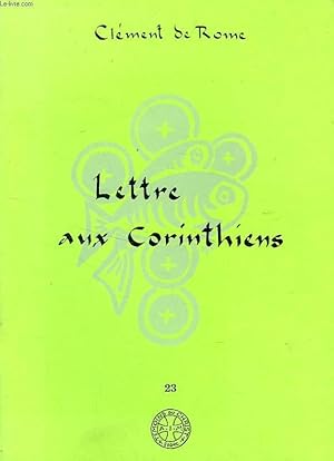 Seller image for LETTRE AUX CORINTHIENS for sale by Le-Livre