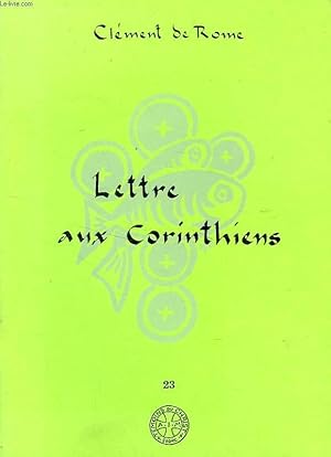 Image du vendeur pour LETTRE AUX CORINTHIENS mis en vente par Le-Livre