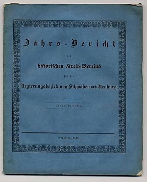 Zehnter und Eilfter combinirter Jahrs-Bericht des historischen Kreis-Vereins für den Regierungs-B...