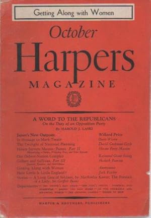 Immagine del venditore per Harpers Magazine, October 1935, No. 1025 venduto da Bookfeathers, LLC