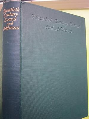 Seller image for Twentieth Century Essays and Addresses for sale by Windmill Books