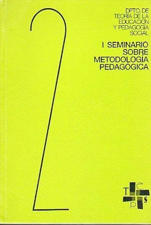 Seller image for I SEMINARIO SOBRE METODOLOGA PEDAGGICA. for sale by angeles sancha libros