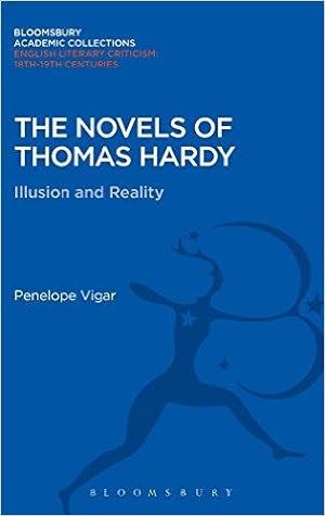 The Novels of Thomas Hardy: Illusion and Reality