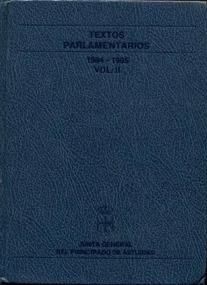 TEXTOS PARLAMENTARIOS 1983-1984. JUNTA GENERAL DEL PRINCIPADO DE ASTURIAS.