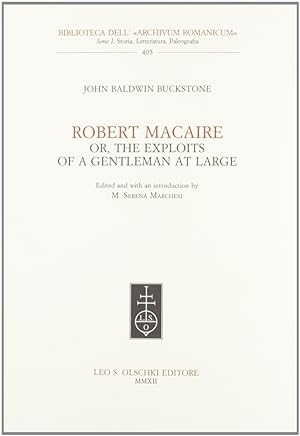 Seller image for Robert Macaire or, The Exploits of a Gentleman at Large for sale by Libro Co. Italia Srl