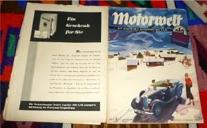 Motorwelt, Die Illustrierte Halbmonatsschrift Des DDAC. 3. Heft, 4. Februar 1938, 35. Jahrgang