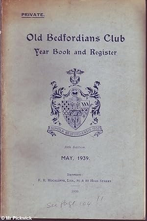 Old Bedfordians Club Year Book and Register