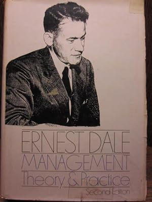 Seller image for ERNEST DALE MANAGEMENT THEORY & PRACTICE for sale by The Book Abyss