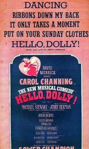 HELLO, DOLLY! (5 Singles) from David Merrick presents Carol Channing: Hello, Dolly!; Put On Your ...