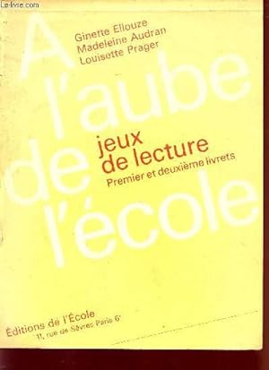 Immagine del venditore per JEUX DE LECTURE / PREMIER ET DEUXIEME LIVRETS. venduto da Le-Livre