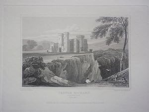 Original Single Engraving from Views of the Seats of Noblemen and Gentlemen in England Scotland a...