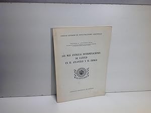 Imagen del vendedor de LAS MAS ANTIGUAS DETERMINACIONES DE LATITUD EN EL ATLANTICO Y EL INDICO ROLANDO A LAGUARDA TRIAS a la venta por LIBRERIA ANTICUARIA SANZ