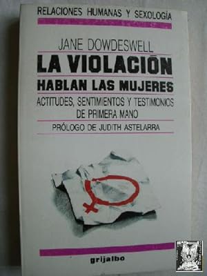Imagen del vendedor de LA VIOLACIN. HABLAN LAS MUJERES a la venta por Librera Maestro Gozalbo