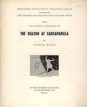 The World Premiere of The Season at Sarsaparilla by Patrick White at the University Union Hall 14...