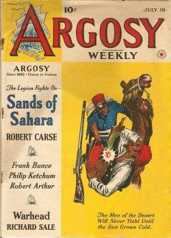 Seller image for ARGOSY Weekly: July 19, 1941 for sale by Books from the Crypt