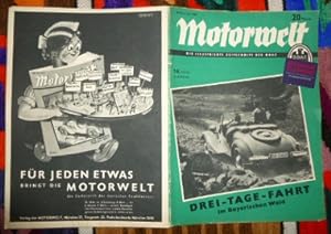 Motorwelt, Die Illustrierte Zeitschrift Des DDAC. Drei-Tage-Fahrt Im Bayrischen Wald. 14. Heft, 9...