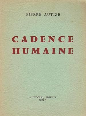 Seller image for CADENCE HUMAINE. for sale by Librairie Dhouailly