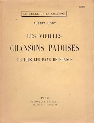 Imagen del vendedor de LES VIEILLES CHANSONS PATOISES DE TOUS LES PAYS DE FRANCE. a la venta por Librairie Dhouailly