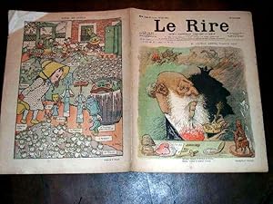 Seller image for LE RIRE - N240 - 10 juin 1899 - Journal humoristique paraissant le Samedi - illustration en couleurs de la couverture Arthur MEYER par C.LEANDRE - Illustration en couleurs derniere page de DELAW. for sale by JOIE DE LIRE