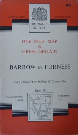 Ordnance Survey Map Of Barrow In Furness : Sheet 88