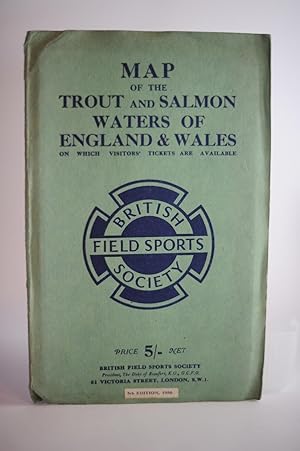 Map of the Trout and Salmon Rivers of England & Wales.