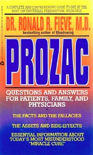 Immagine del venditore per Prozac Questions and Answers for Patients, Family and Physicians venduto da Round Table Books, LLC