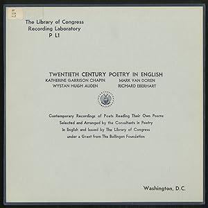 Imagen del vendedor de [Vinyl Record]: Twentieth Century Poetry in English a la venta por Between the Covers-Rare Books, Inc. ABAA